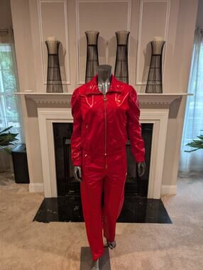 Adidas Chile Firebird Track Jacket & Pants Set Red Size M / S IC2191